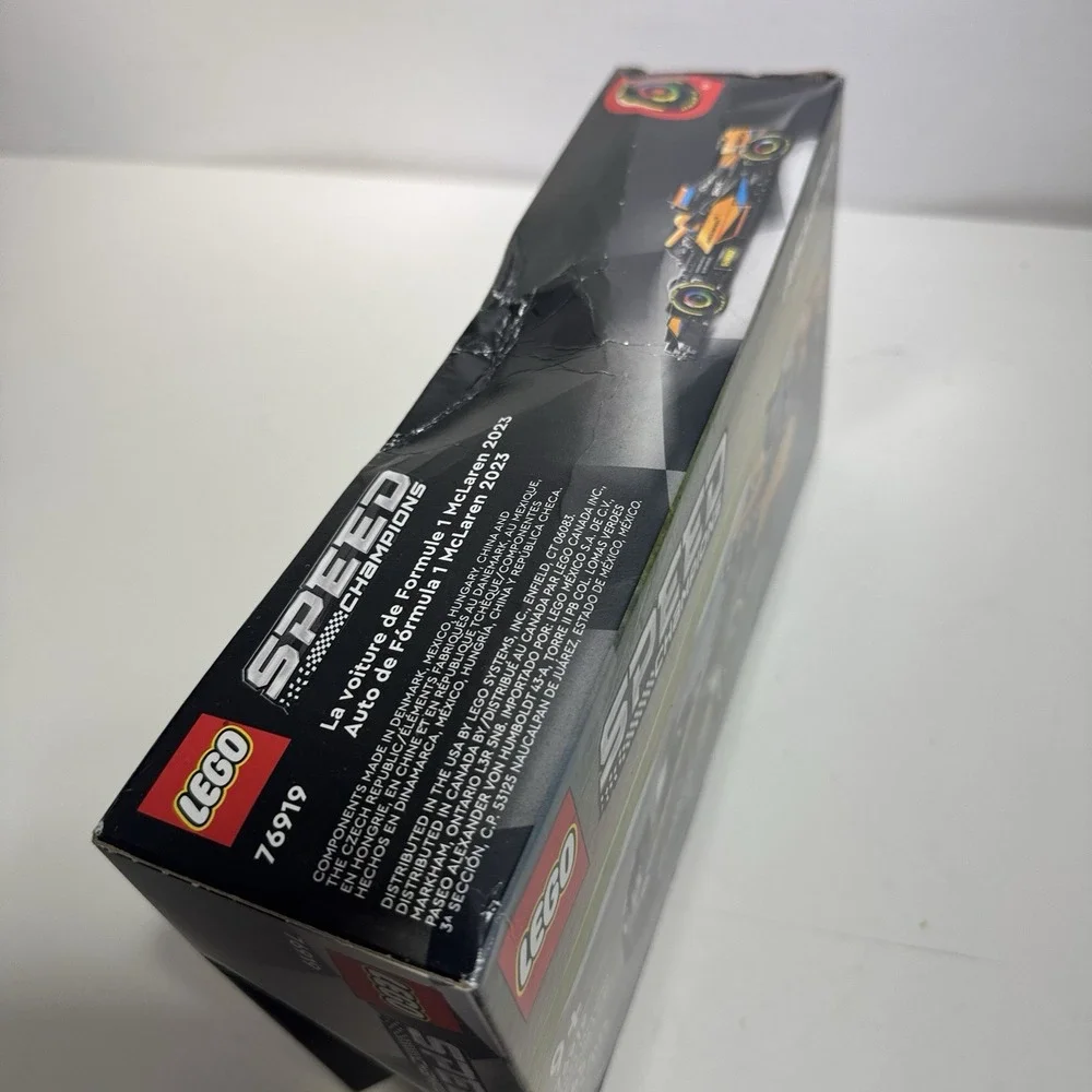 LEGO Speed Champions 2023 McLaren Formula 1 Race Car Toy for Play and Display